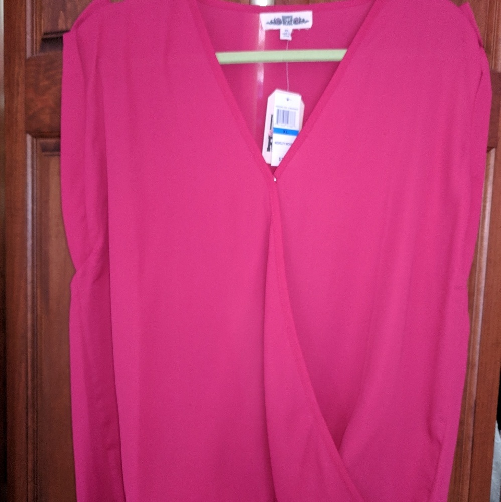 pink blouse never been worn